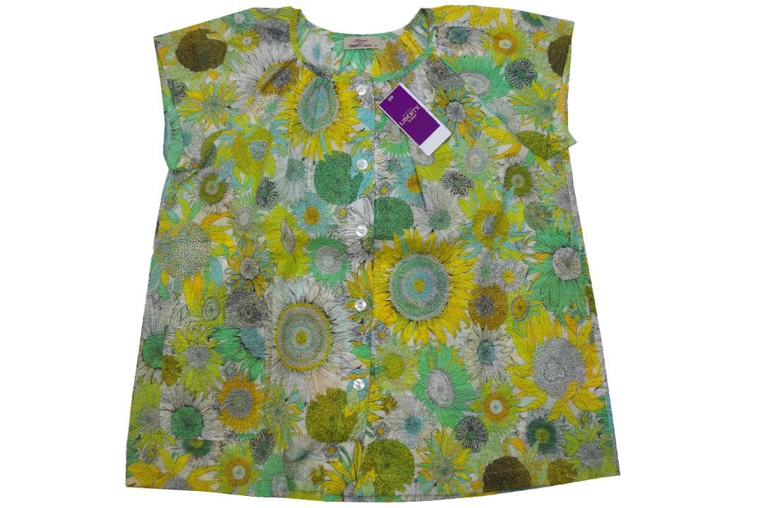 【新品】リバティ LIBERTY fabric 春夏物リップルパジャマ　C19