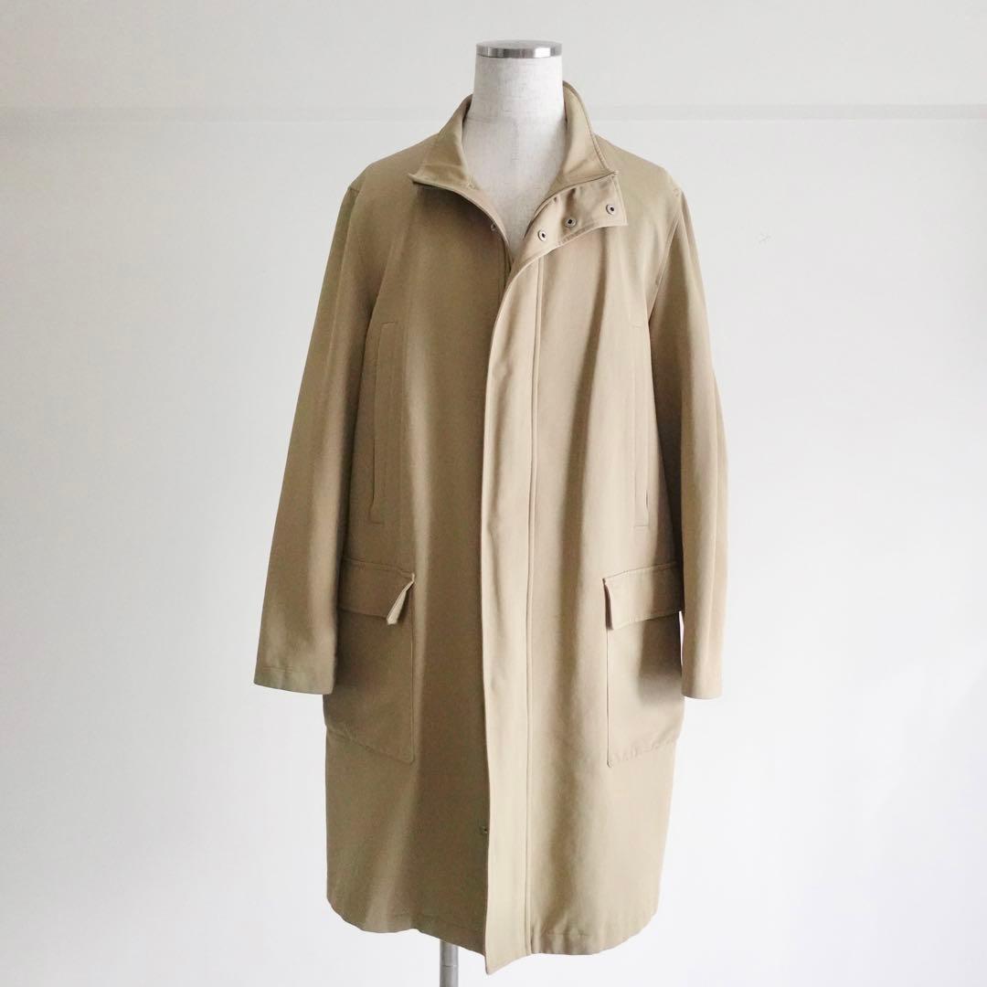 1990s allegri コットンナイロン　スタンドカラーコート　イタリア製
