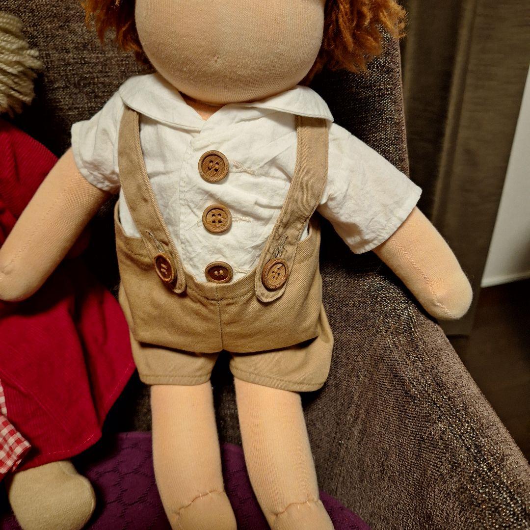 ２体セット◆ウォルドルフ人形C体・ジルケ人形ロッテちゃん　+着せ替え服