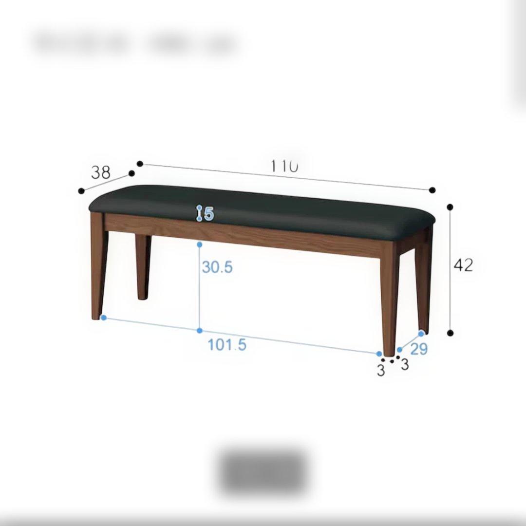 合成皮革ダイニングベンチ 110cm ニトリ