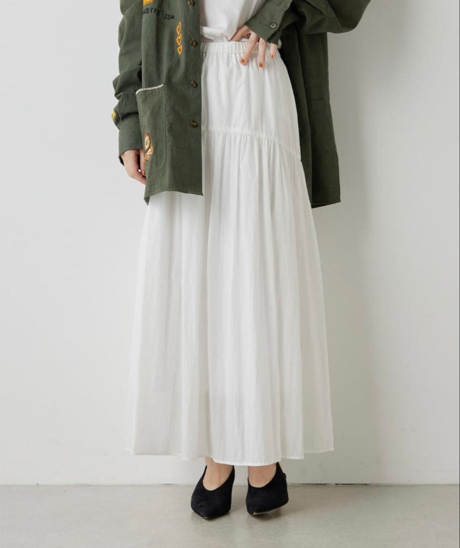 今期❣️美品❣️ Whim Gazette ＊ヴィンテージタフタスカート＊