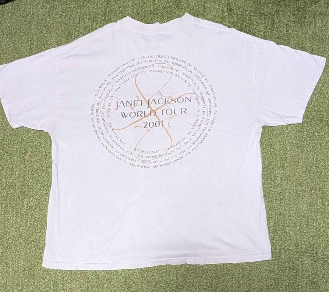 Janet Jackson 2001 ワールドツアー Tシャツ