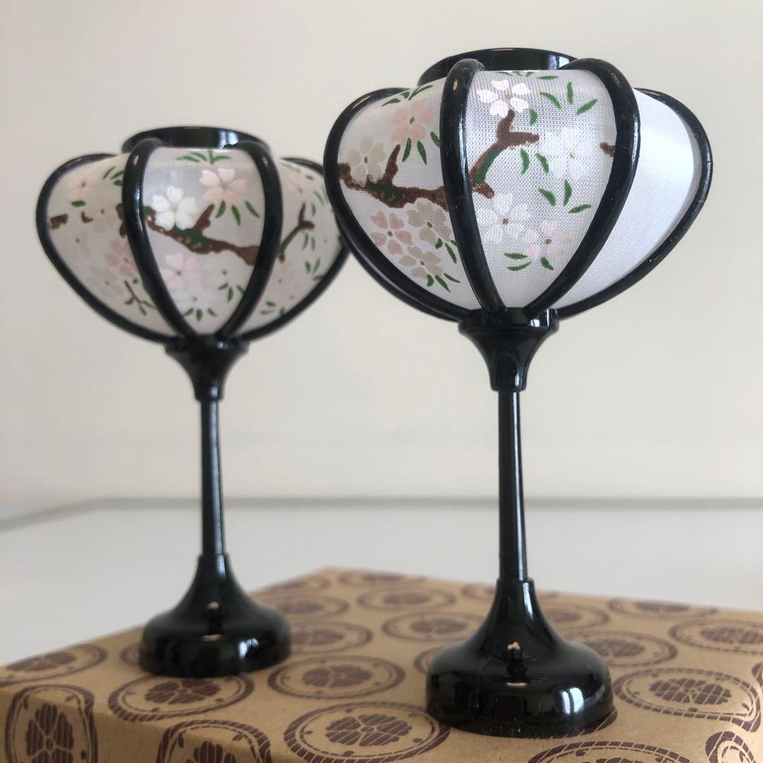 ひな人形　親王飾り　作家　ひな道具　ぼんぼり