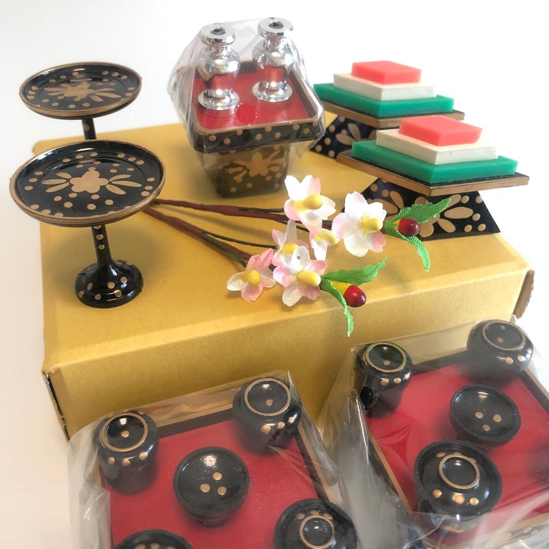 ひな人形　親王飾り　作家　ひな道具　ぼんぼり