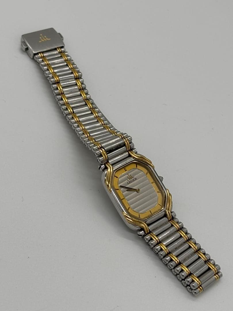 【美品】セイコー クレドール 18KT クォーツ【2F70-5490】【稼働品】