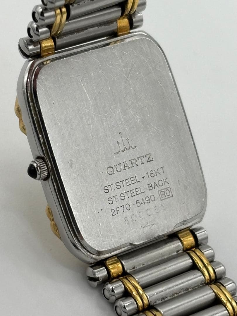 【美品】セイコー クレドール 18KT クォーツ【2F70-5490】【稼働品】