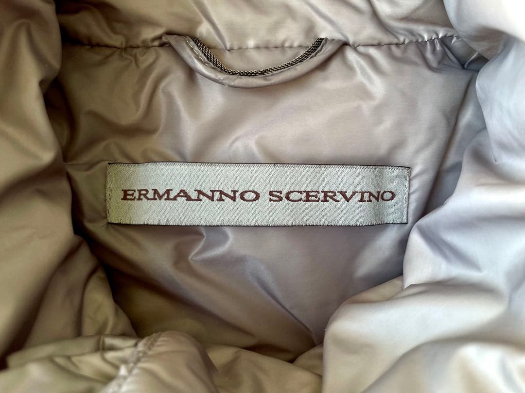 エルマンノシェルビーノ　ビジュ　フリル　ダウンジャケット 訳あり