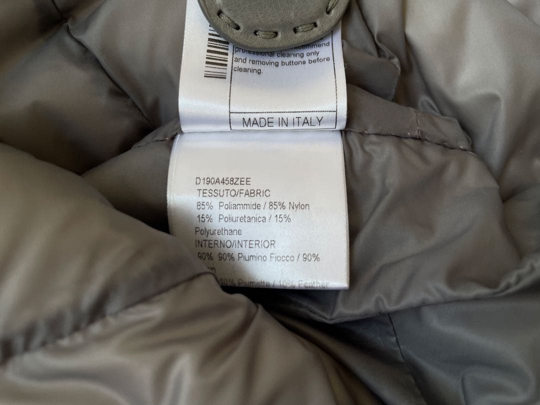 エルマンノシェルビーノ　ビジュ　フリル　ダウンジャケット 訳あり