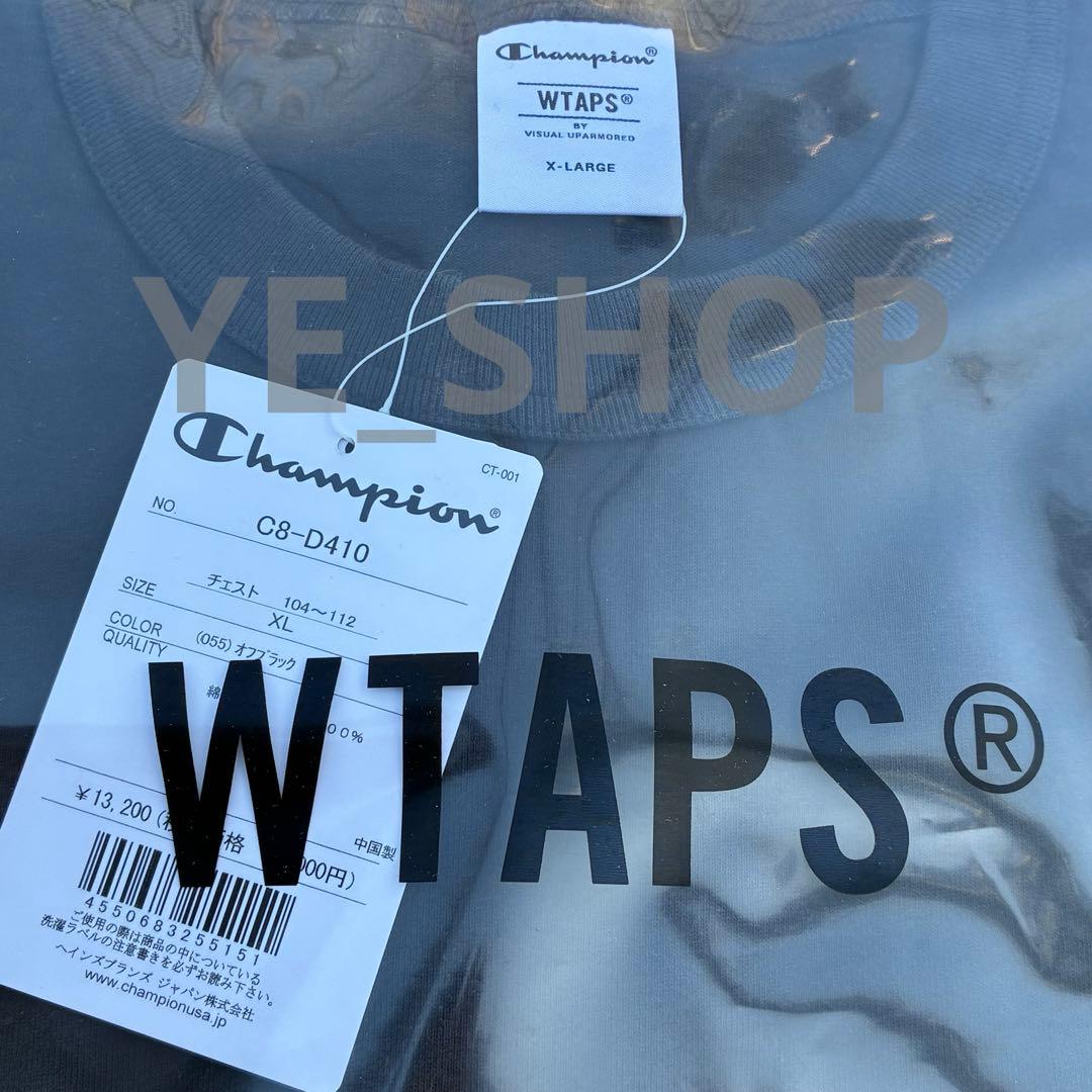 新品XL／WTAPS x Champion Academy / LS BLACK