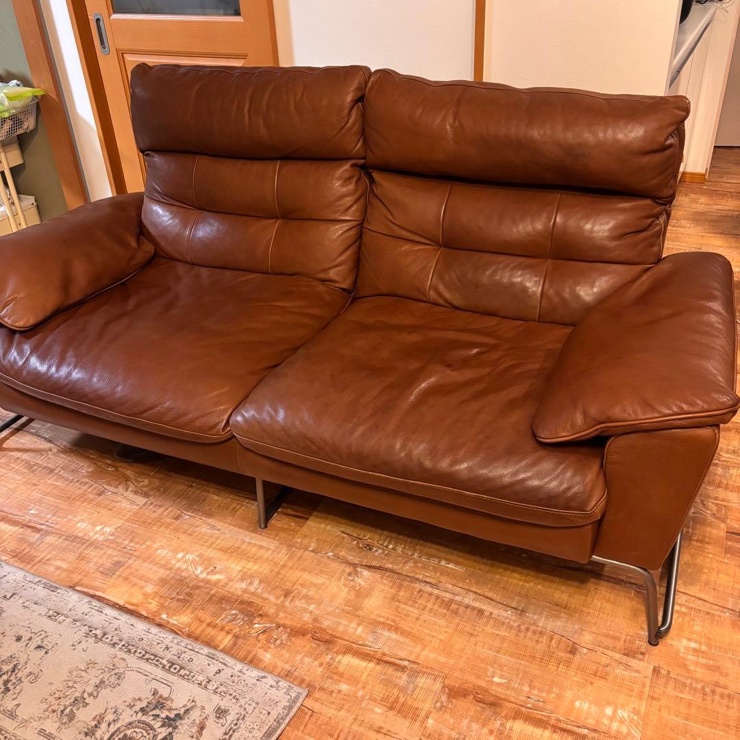 【廃盤】 クラッシュゲート 本革ヴィンテージソファ3人掛け