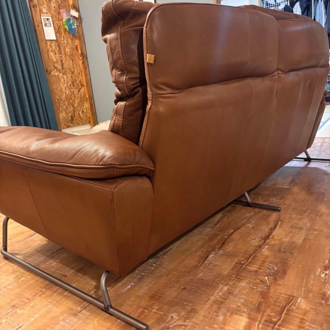 【廃盤】 クラッシュゲート 本革ヴィンテージソファ3人掛け