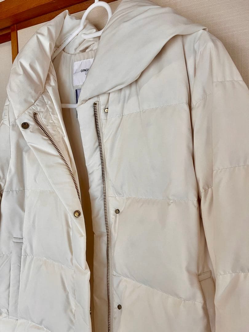 OPAQUE.CLIP ホワイトダウンジャケット Mサイズ