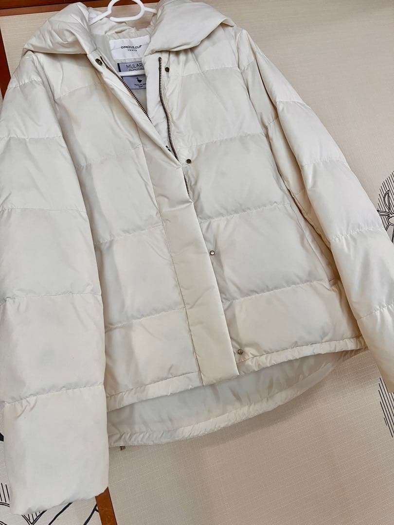 OPAQUE.CLIP ホワイトダウンジャケット Mサイズ