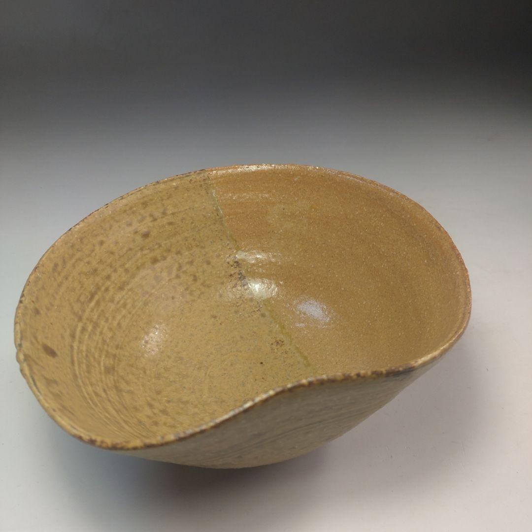 イ283 茶碗『菁光窯 利岡清光』『伊羅保茶碗　共箱』抹茶碗　茶道具