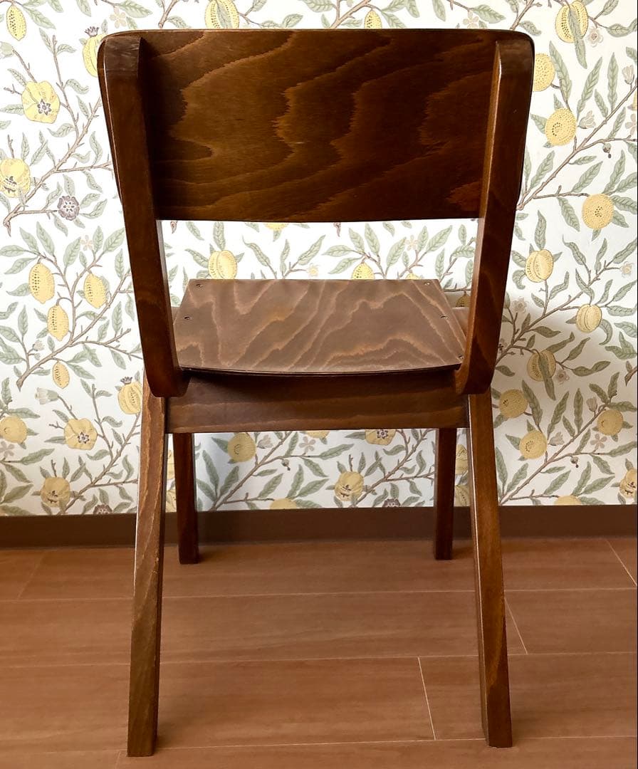 イギリス　スクールチェア　学校　椅子　木製　チェア　ビンテージ　アンティーク