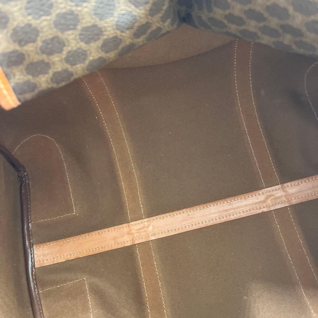 美品 CELINE セリーヌ ボストン マカダム トリオンフ PVC レザー