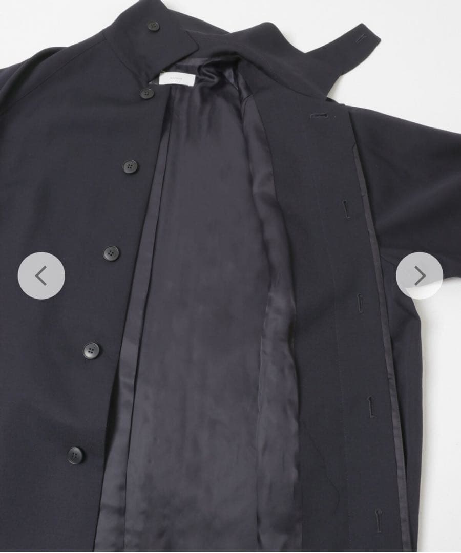 ぽんかぐれ｜ウーステッドウールコート