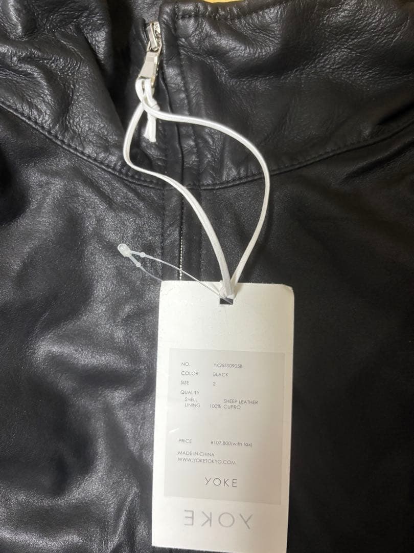 [新品] 25SS YOKE LEATHER TRAINING JACKET 2