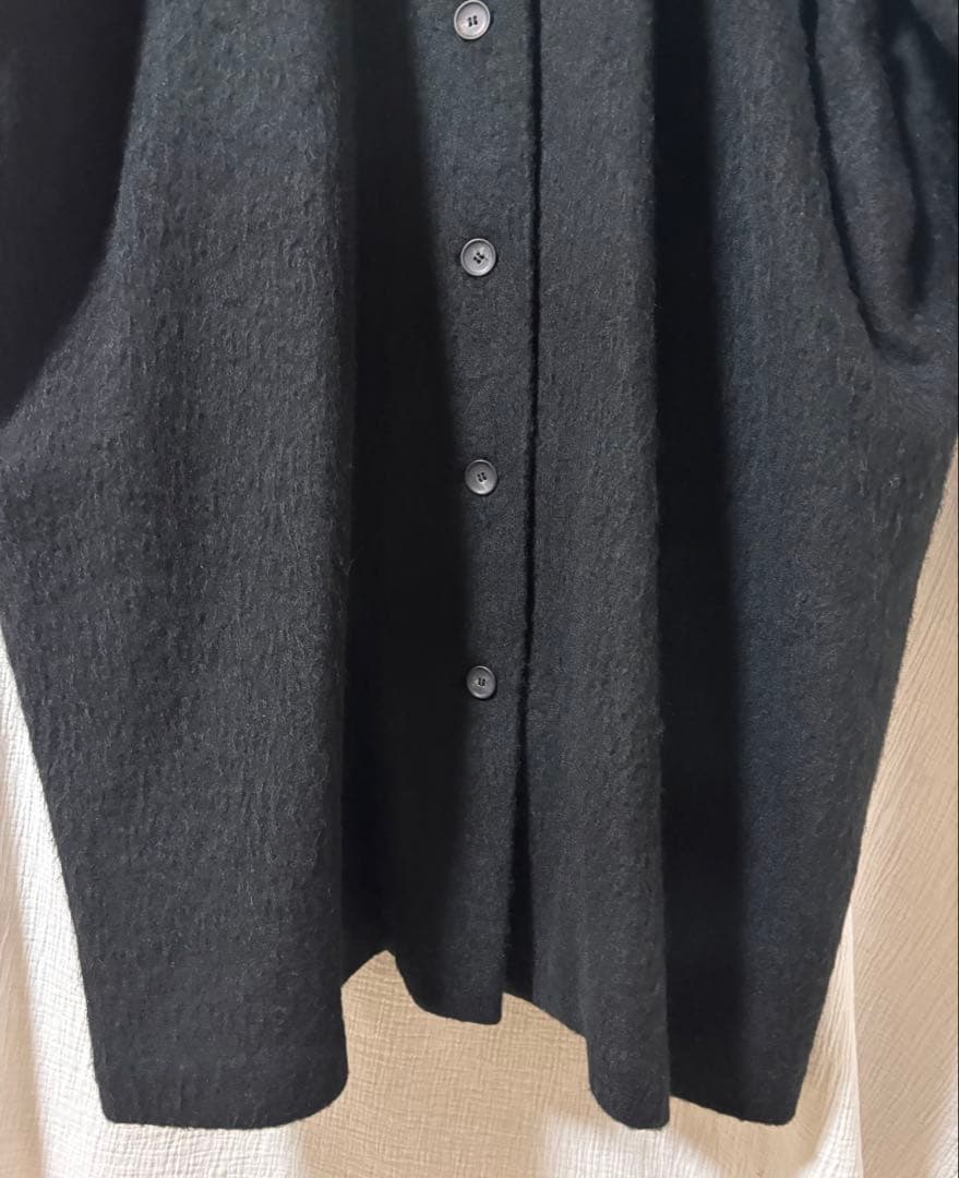 mizuiro ind ワイドシャツライクジャケット ・ブラックFREE