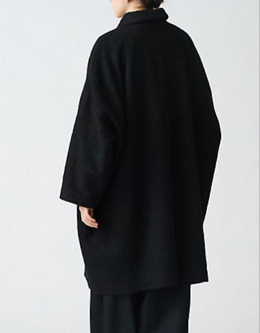 mizuiro ind ワイドシャツライクジャケット ・ブラックFREE