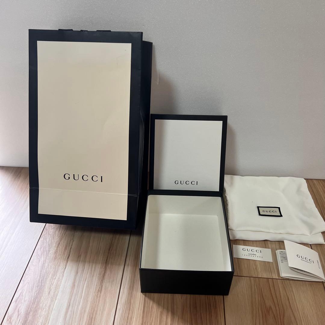 美品！GUCCI グッチGGマーモント 三つ折り財布　ピンクベージュ