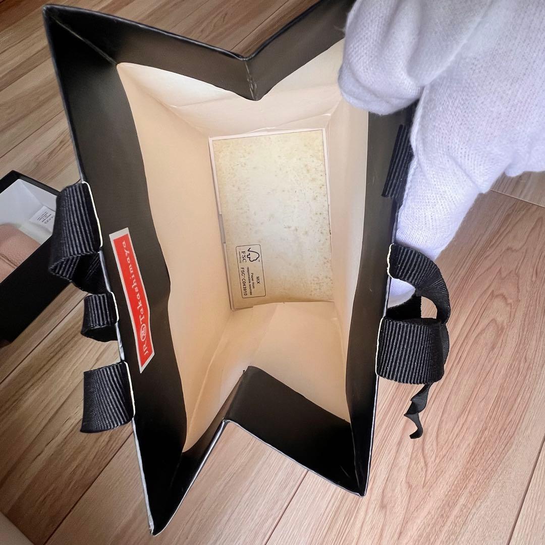 美品！GUCCI グッチGGマーモント 三つ折り財布　ピンクベージュ