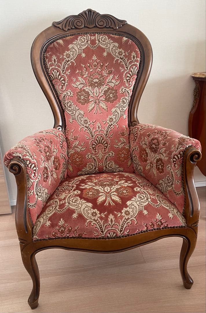 布張り 1人掛けソファ