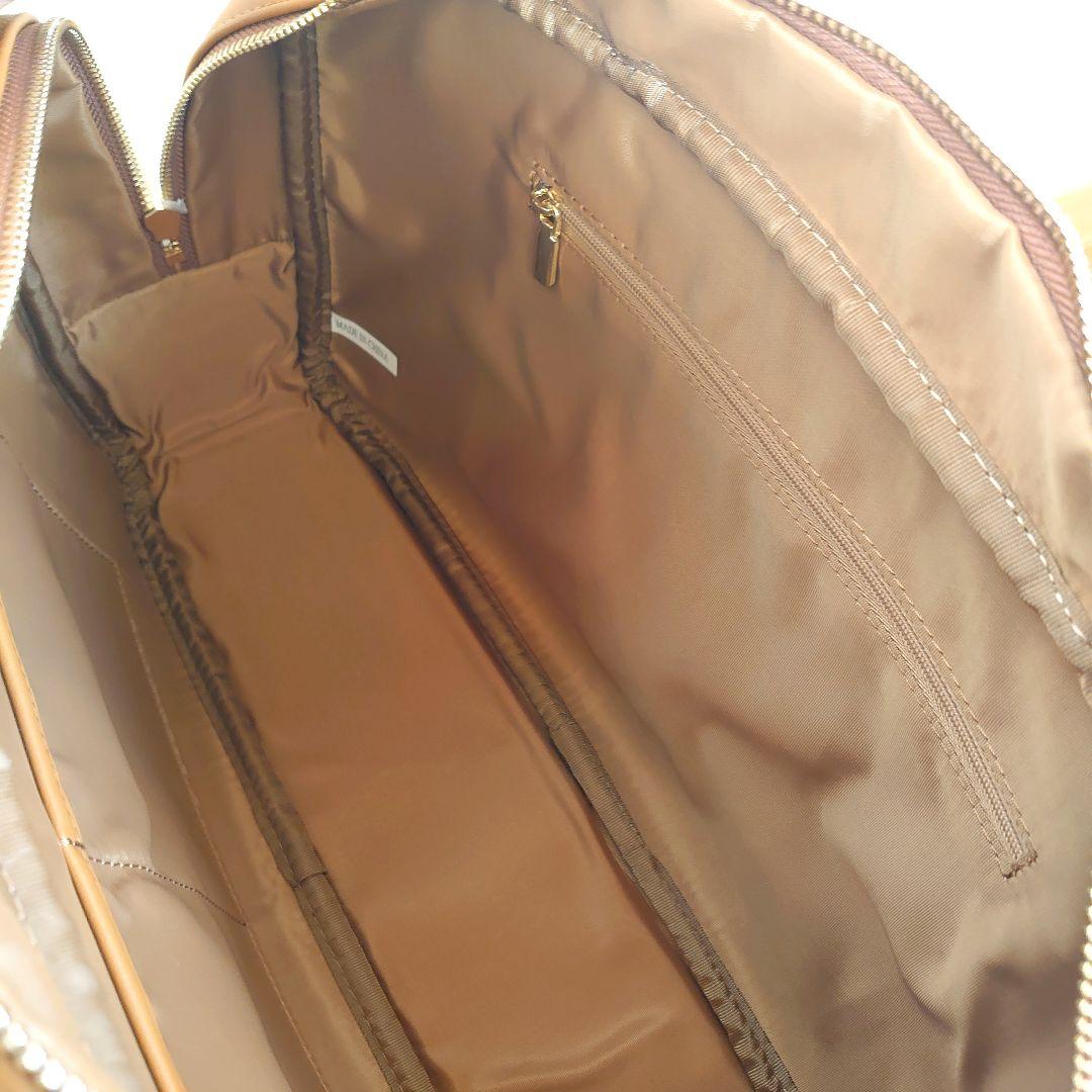 東京百花　本革ボストンバッグ　Kaniya