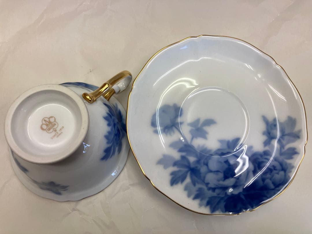 大倉陶園　岡染ぼたん　c/s 1セット　稀少