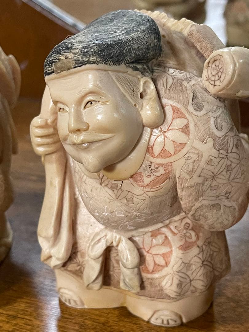 七福神　縁起物　工芸品　時代物 置物　開運　厄除け　インテリア