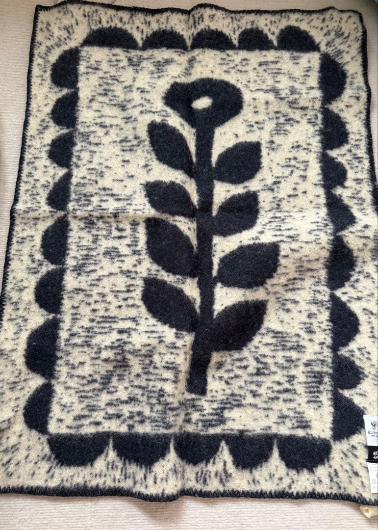 KLIPPAN × mina perhonen お花ブランケット 65x90cm