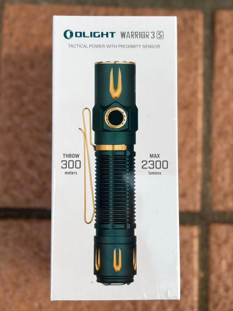 Olight Warrior 3S 懐中電灯 2300ルーメン エルフブルー