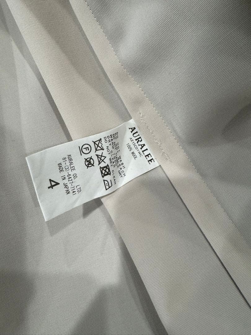 ジャケット・アウター auralee SOUTIEN COLLAR COAT