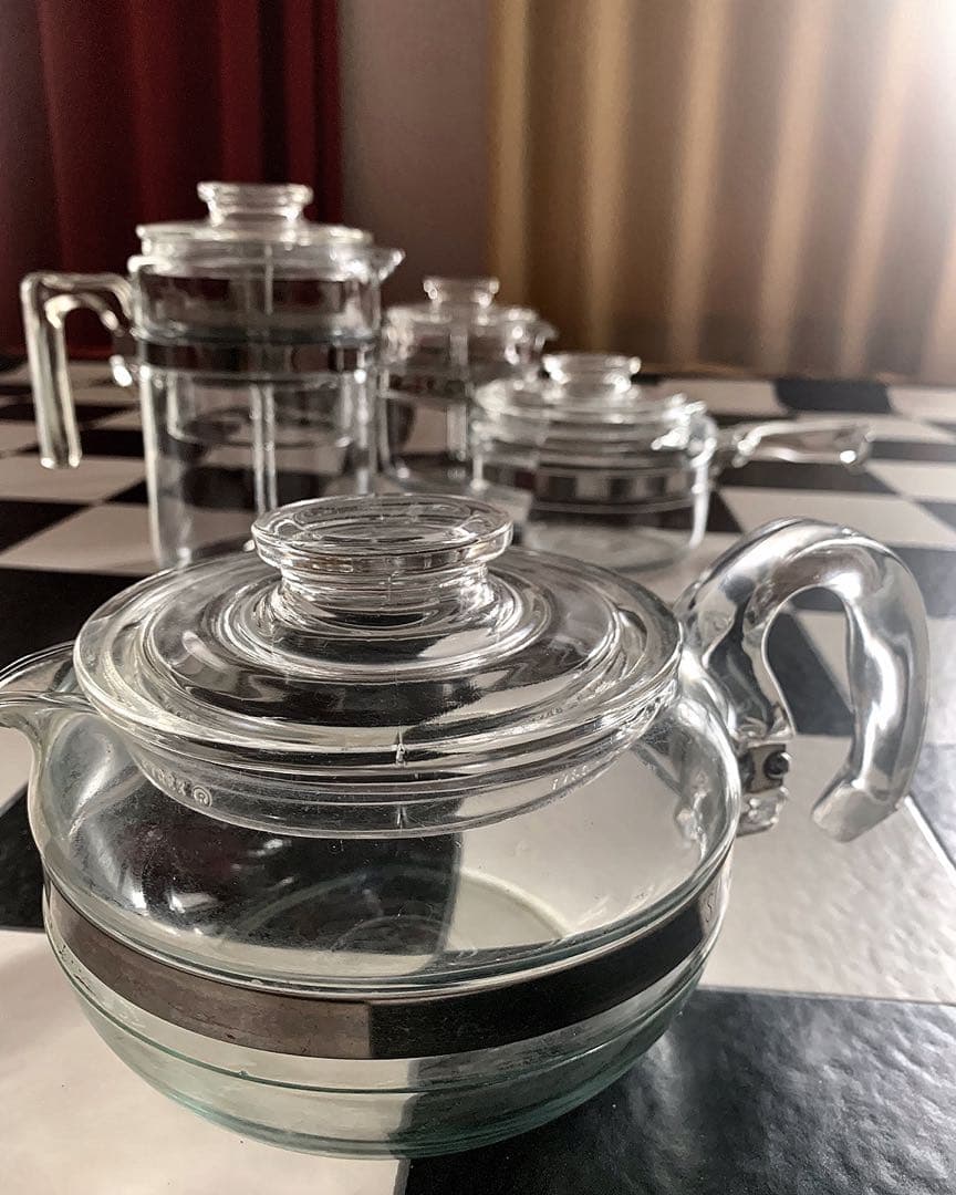 【ボケ】オールドパイレックス★PYREX ティーポット