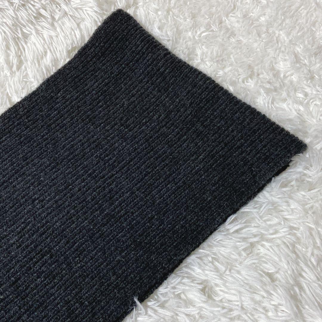 近年モデル⭐️ジョンストンズオブエルガン　リブ　マフラー　ウール　カシミヤ　美品