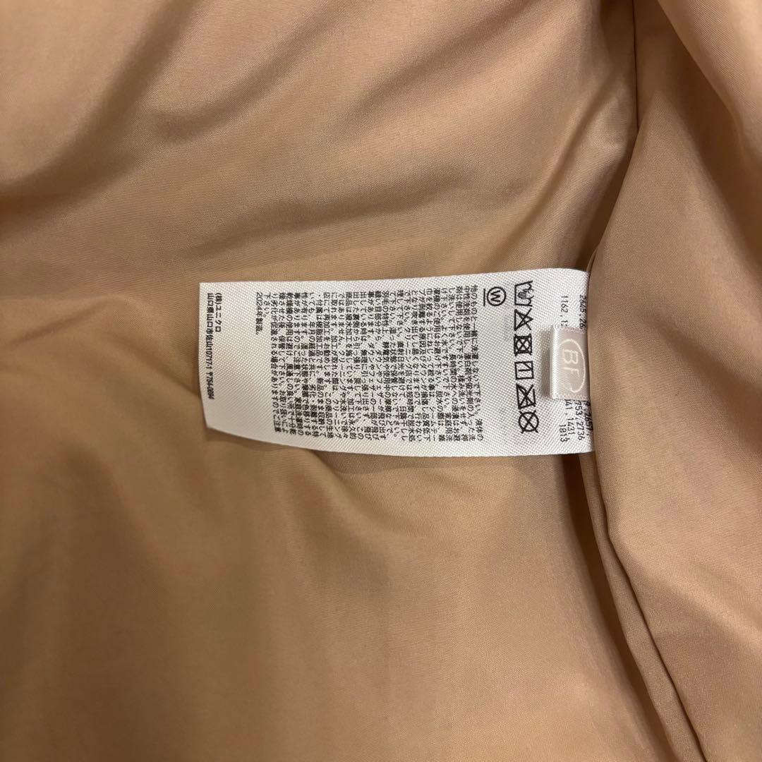 UNIQLOユニクロ シームレスダウンパーカー ベージュ XL レディース