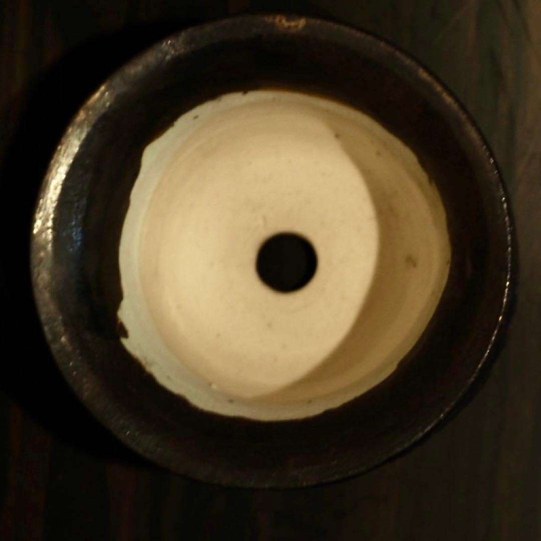 【鷲ノ巣】黒金彩　植木鉢(盆栽鉢)251004-1/1