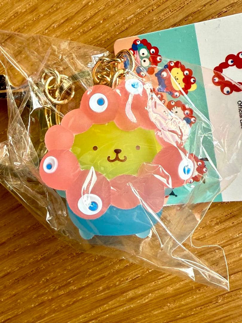 ミャクミャクなりきり立体マスコットクリアカラーキーホルダー７種