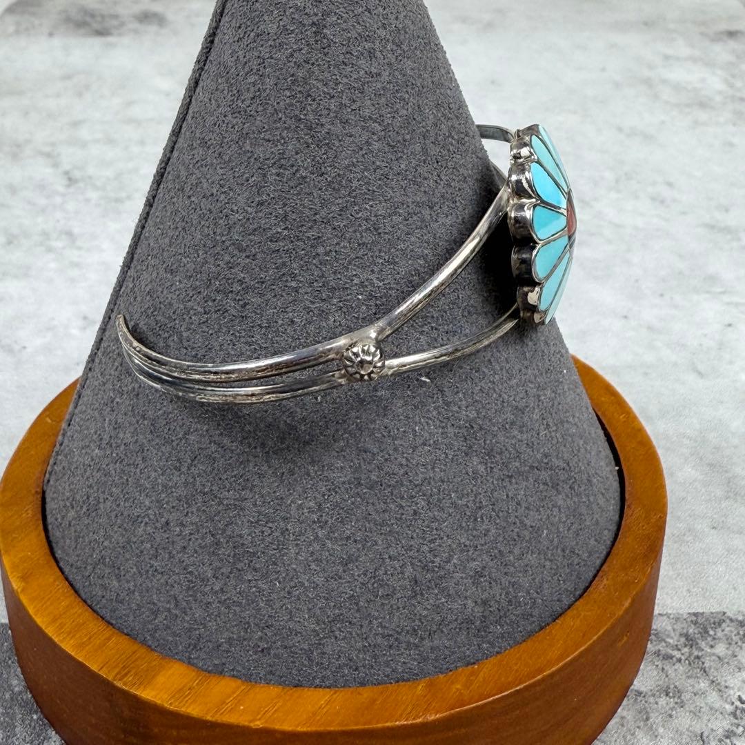 ZUNI ズニ族 バーディアンソシーア サンフェイスバングル ターコイズ