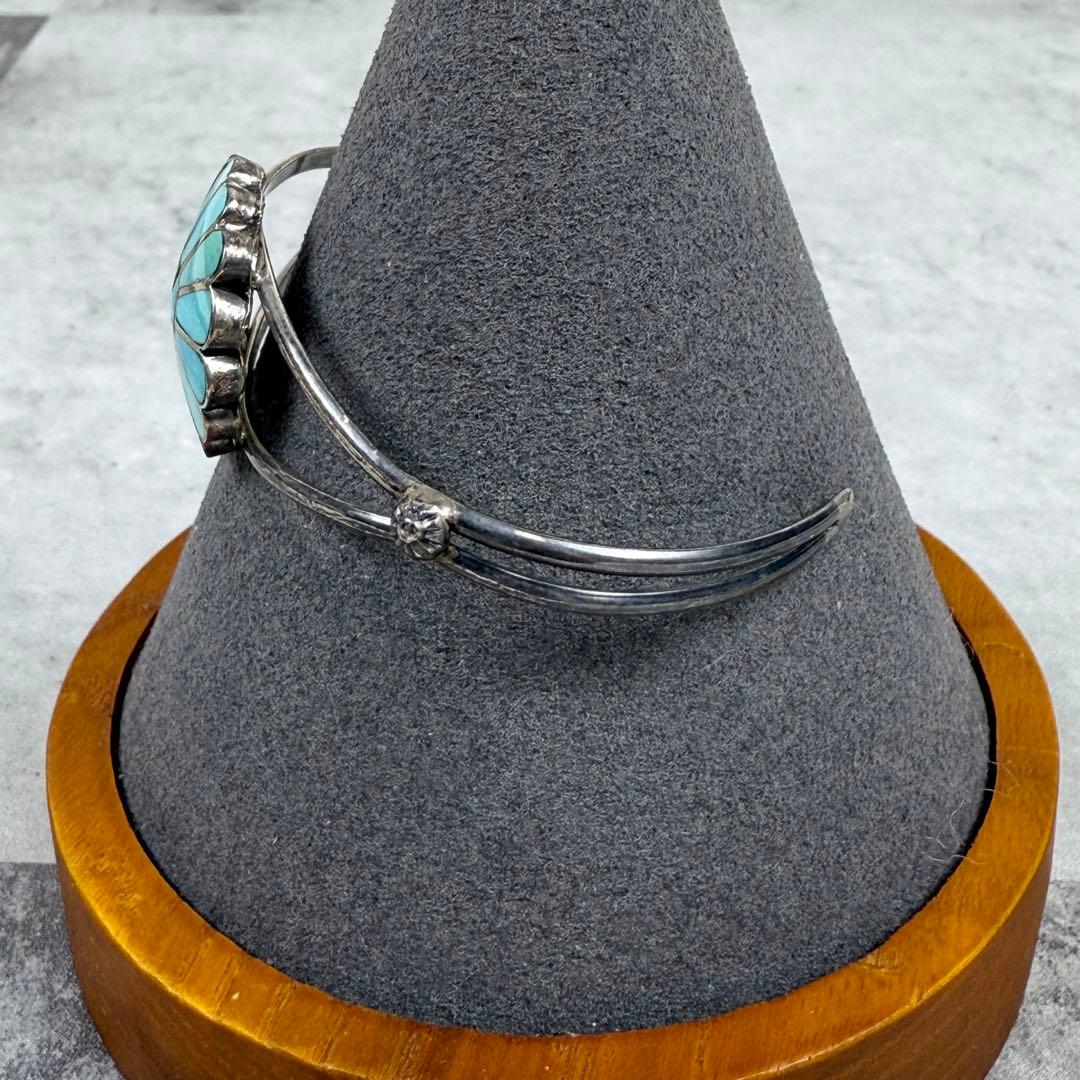 ZUNI ズニ族 バーディアンソシーア サンフェイスバングル ターコイズ