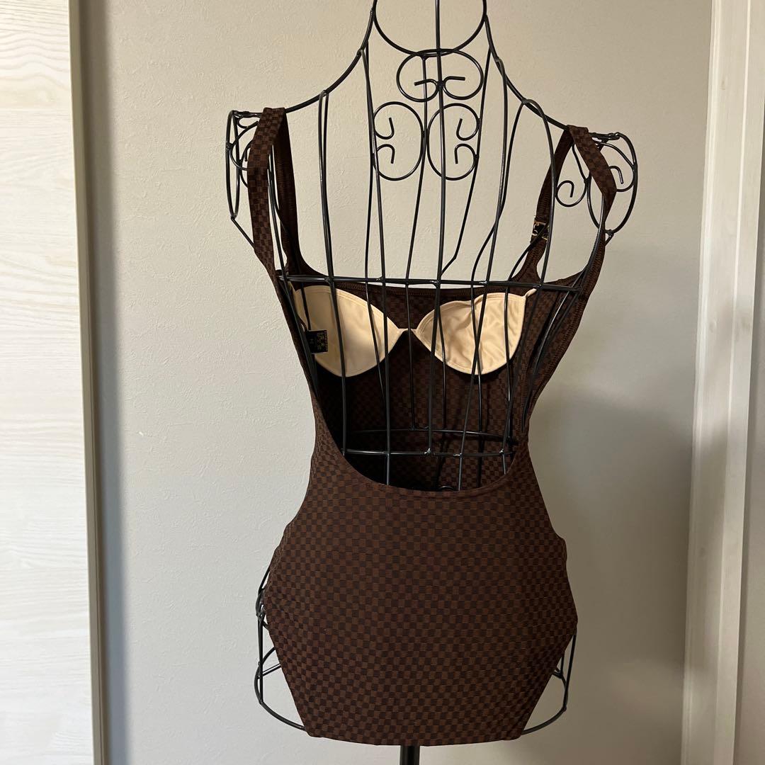 ルイヴィトンダミエワンピース水着