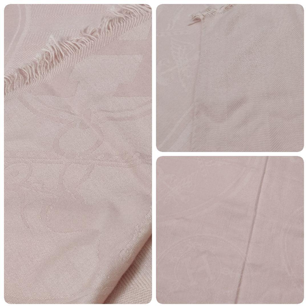 未使用　HERMES《ニュー・リブリス》ストール　カシミヤ　シルク　76×200