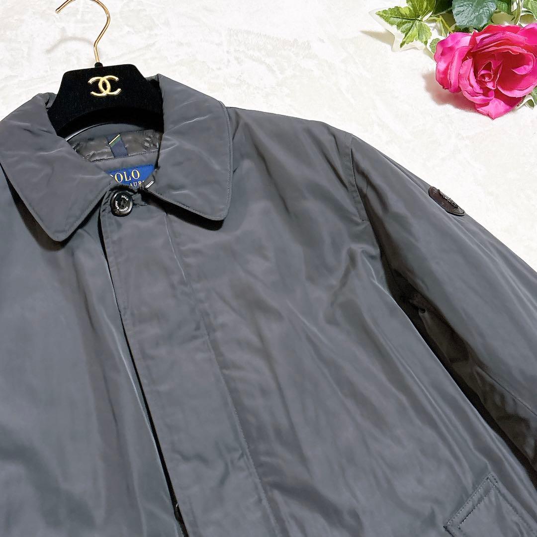 未使用✨　ポロラルフローレン　ステンカラーコート　中綿ジャケット　グレー