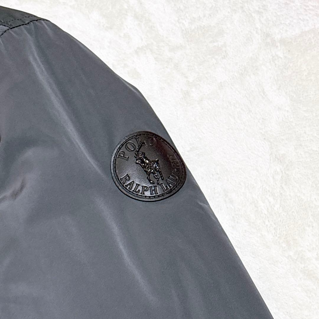 未使用✨　ポロラルフローレン　ステンカラーコート　中綿ジャケット　グレー