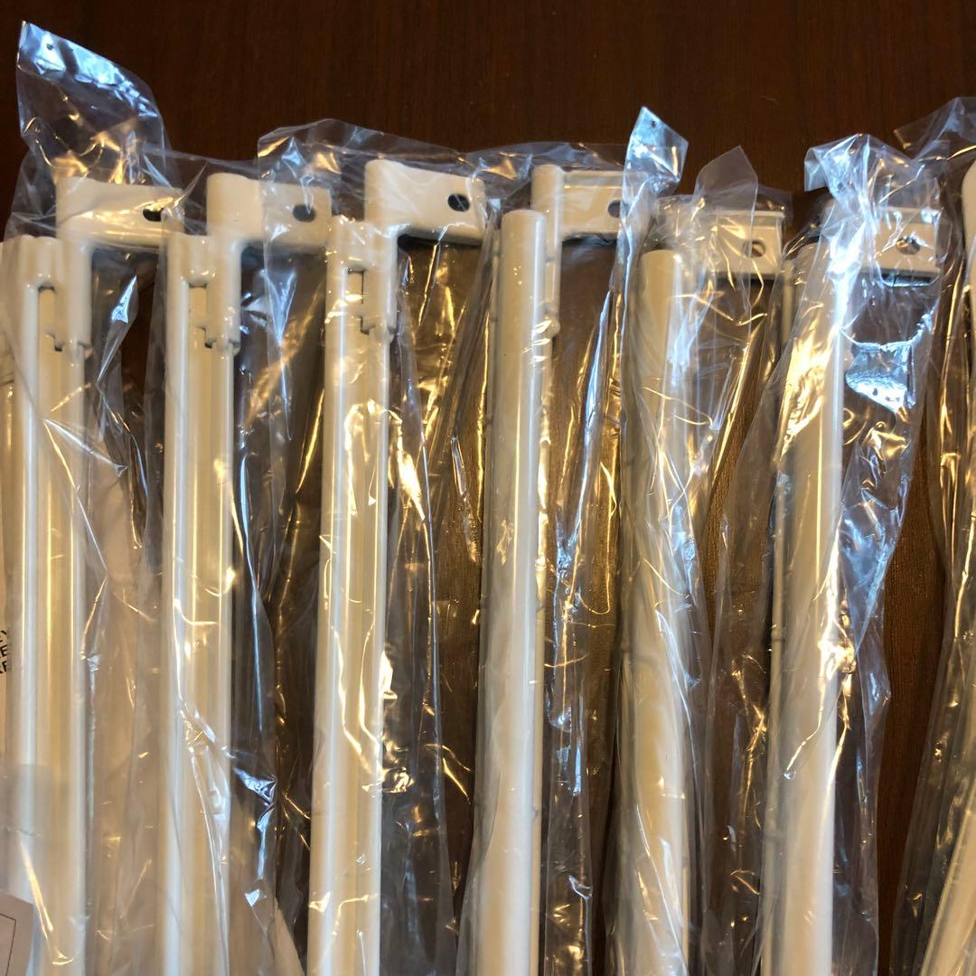 スチールユニットシェルフ用つっぱりパーツ　大　ライトグレー　無印　MUJI