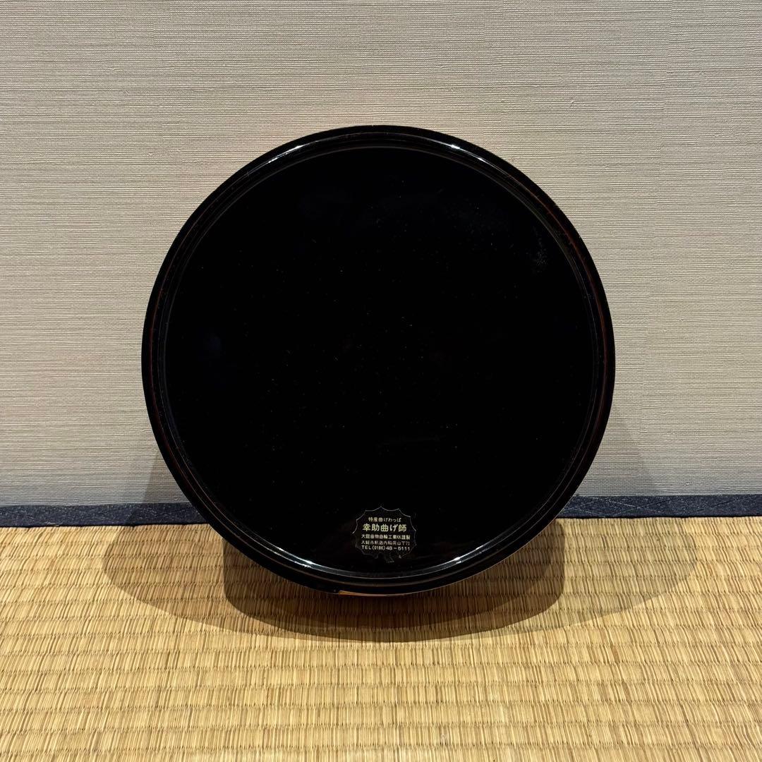 未使用 大館工芸社 曲げわっぱ 三段重 重箱 内朱 弁当箱 秋田杉 菓子器