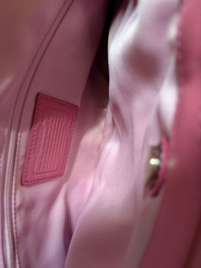 COACH コーチ ピンク トートバッグ 美品
