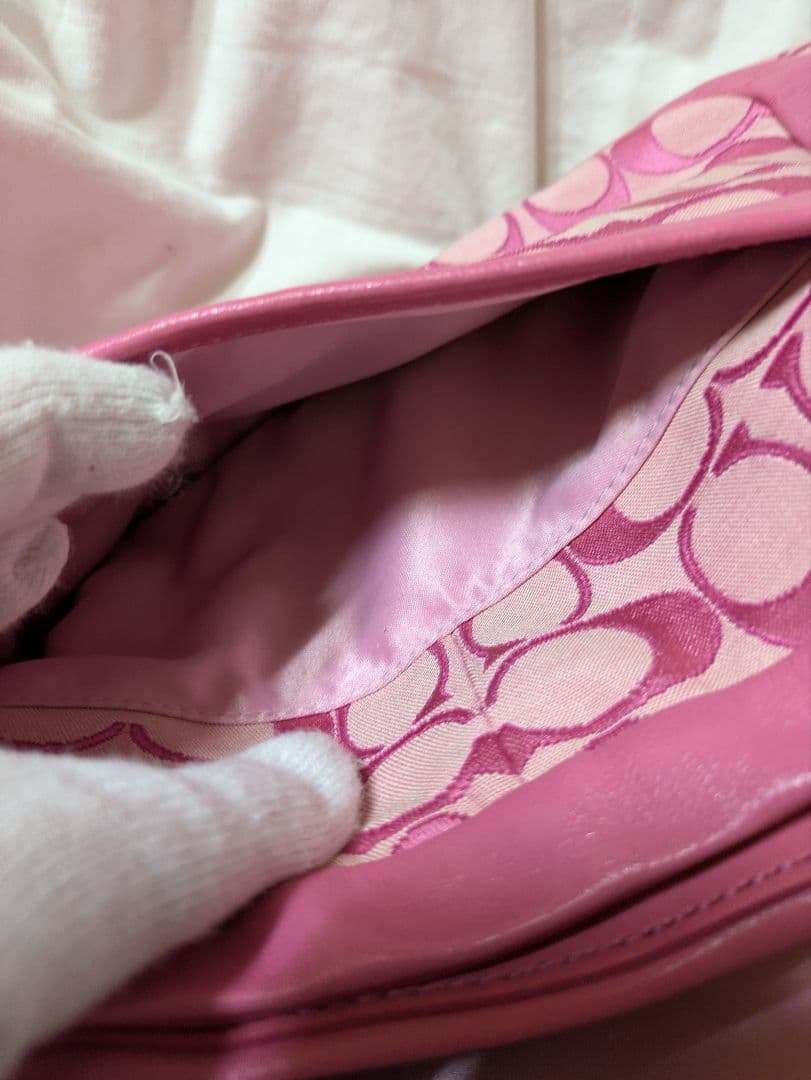 COACH コーチ ピンク トートバッグ 美品