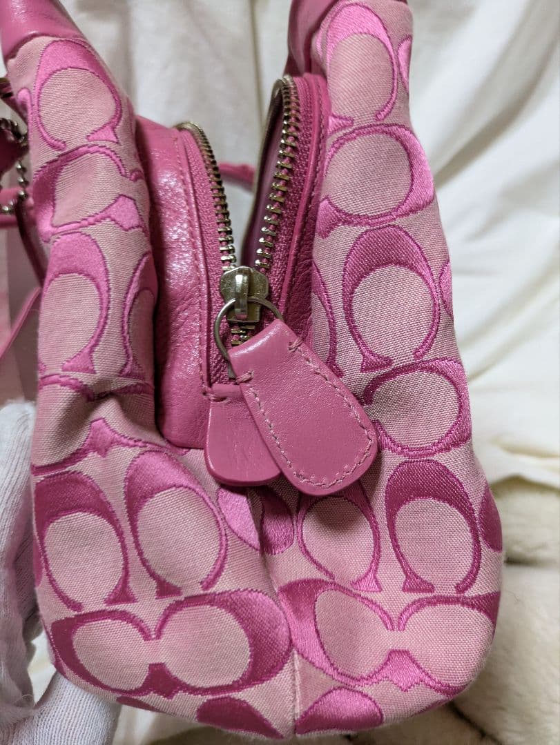 COACH コーチ ピンク トートバッグ 美品