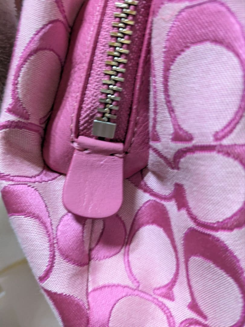 COACH コーチ ピンク トートバッグ 美品